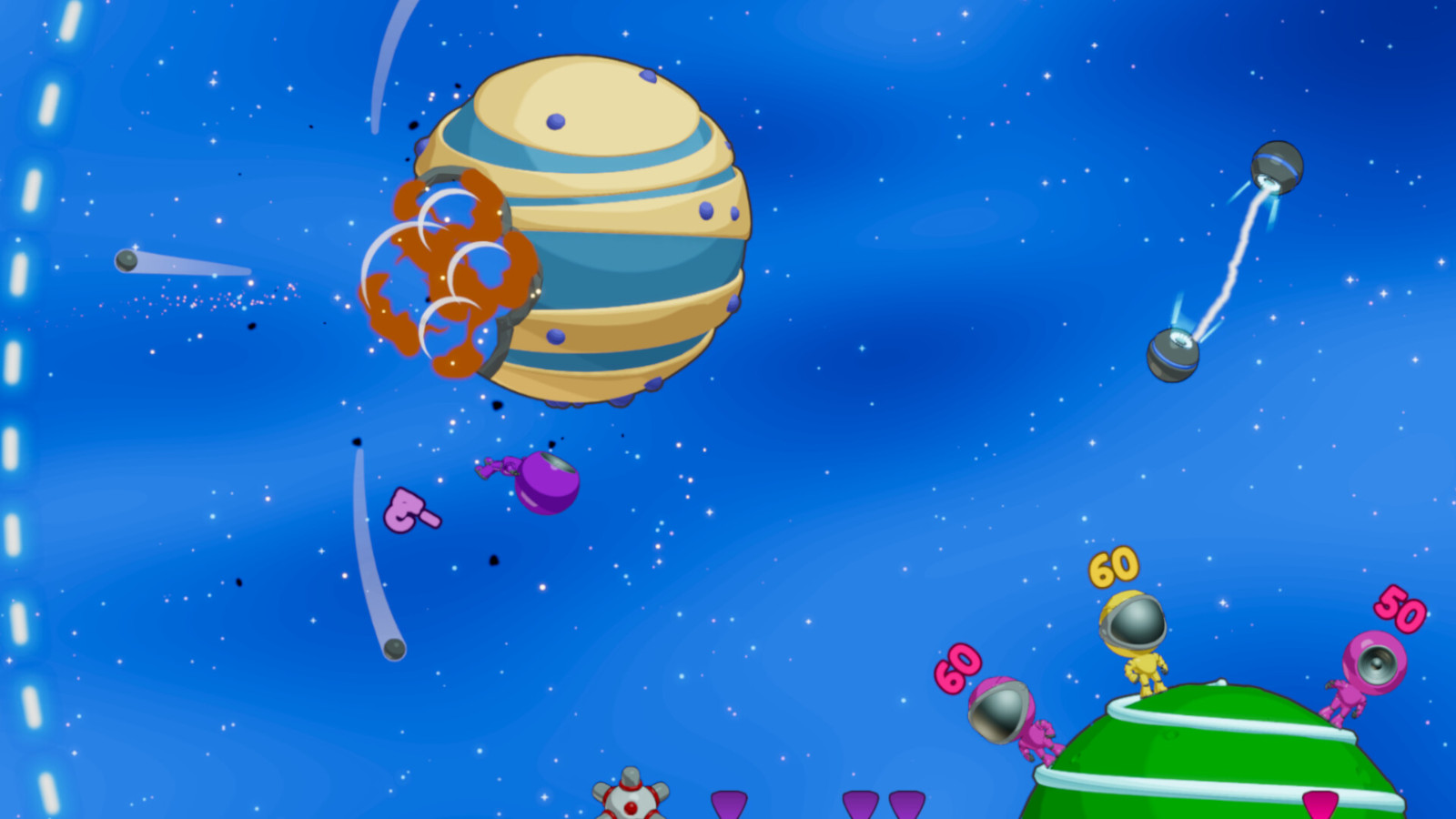 回合制太空炮兵《Gravitee Wars》Steam頁面 支持簡(jiǎn)中