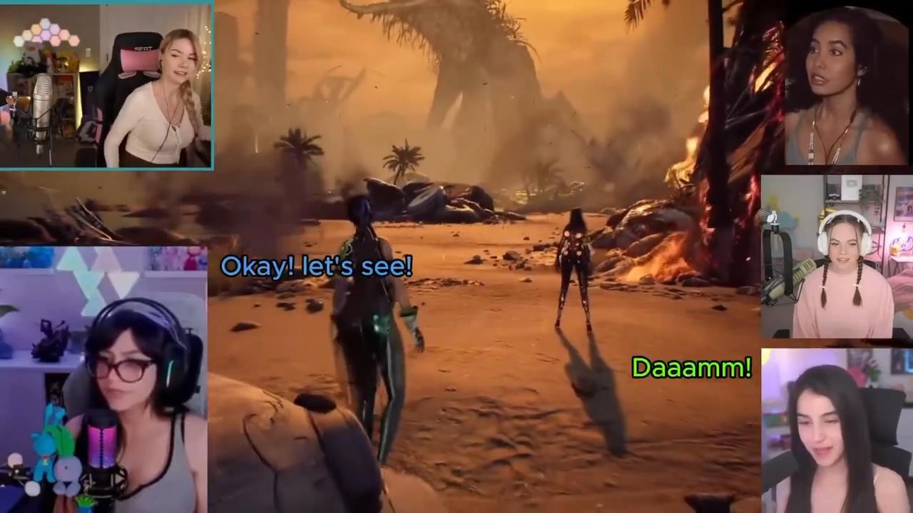 眾女主播觀看《星刃》開場動畫 驚呼女性角色驚艷！