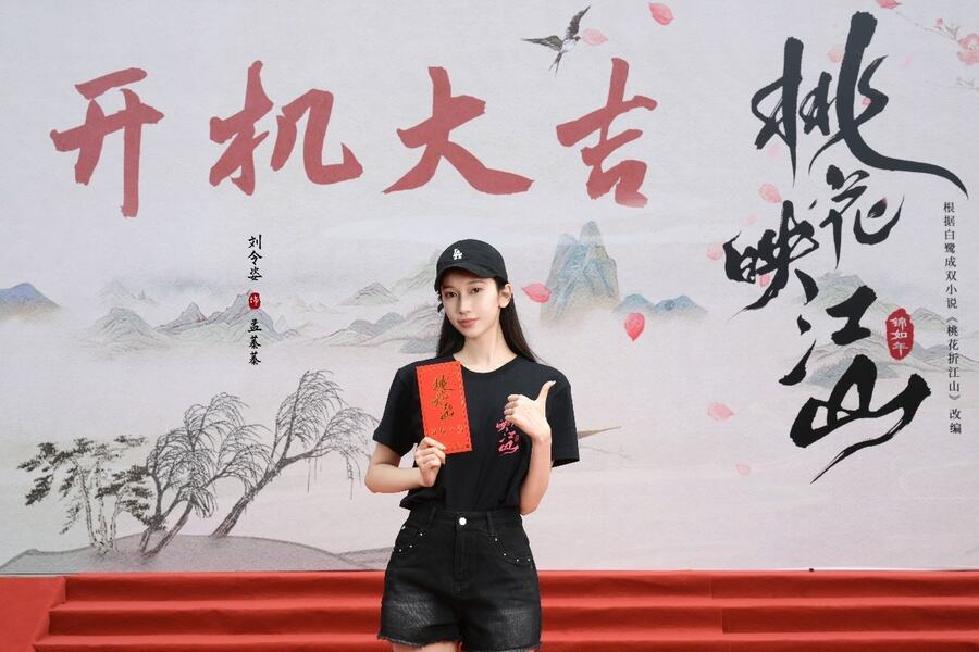《桃花映江山》正式開機(jī)，劉學(xué)義孟子義攜手演繹權(quán)謀愛(ài)戀