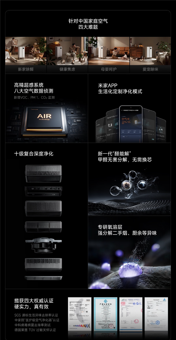 小米史上專(zhuān)業(yè)、高端！米家全效空氣凈化器Ultra增強(qiáng)版7月19日發(fā)布