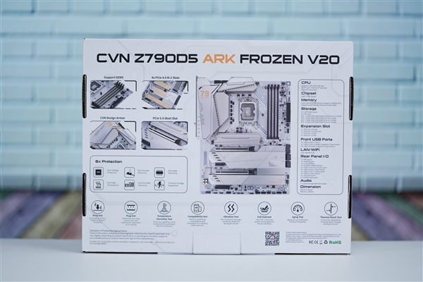 支持i9-14900K！七彩虹VCN Z790D5 ARK FROZEN方舟主板圖賞