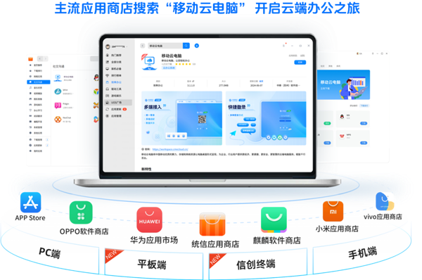 中國移動云電腦PC端3.0發(fā)布：適配海思、麒麟主流國產(chǎn)化芯片