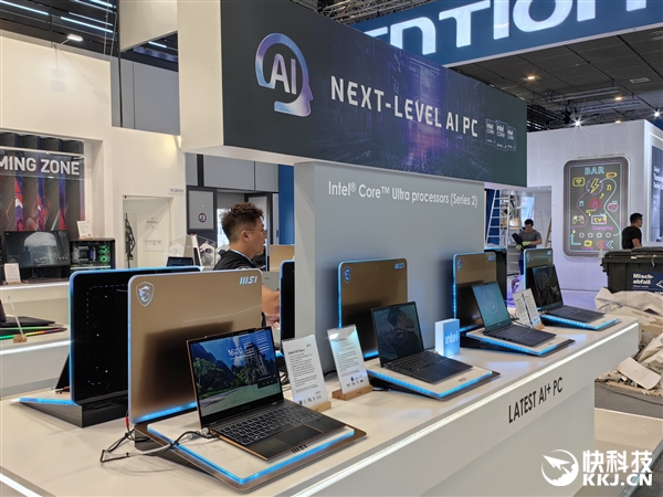 微星展示四款酷睿Ultra 200V筆記本：13-16寸全都有、輕至990克