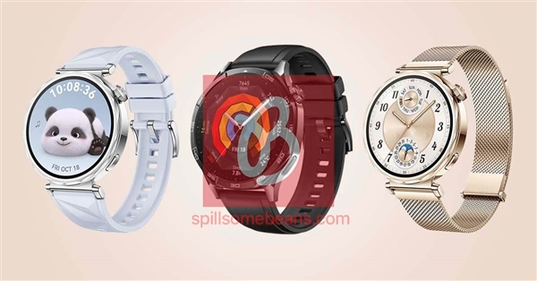 41mm/46mm雙尺寸：華為Watch GT 5智能手表渲染圖曝光！健康能力大提升