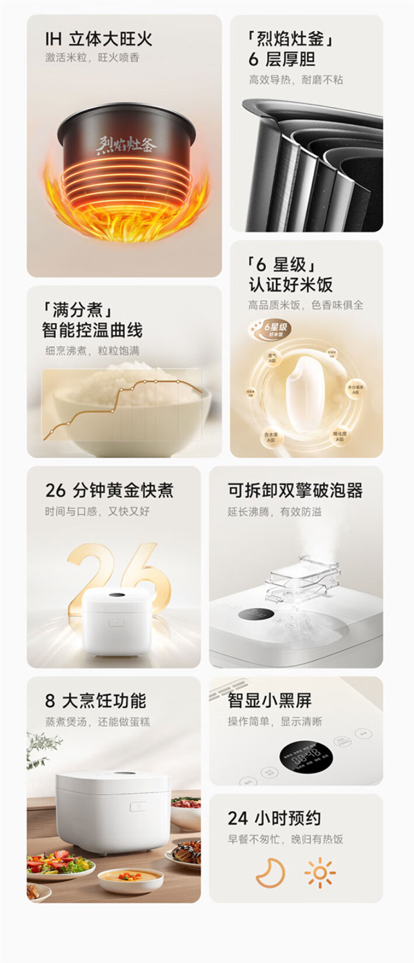 8年沉淀打造 普及IH技術！小米推出米家IH電飯煲S1：首發(fā)299元